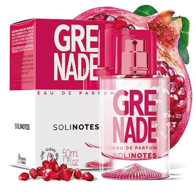 Afbeelding van Damesgeur Solinotes Granaatappel eau de parfum bloemige en rustgevende geur perfect cadeau voor haar 50 ml
