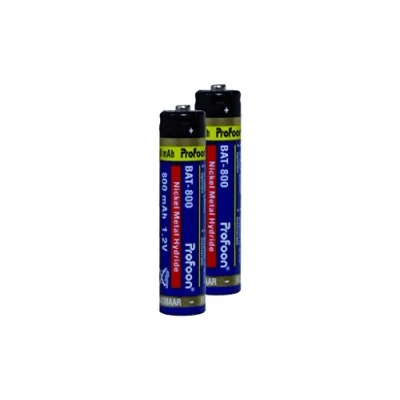 Afbeelding van Profoon BAT 800 Oplaadbare AAA batterijen 800mAh, 2x Grey Black