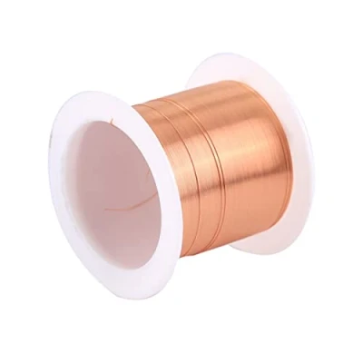 Afbeelding van 0,2 mm x 100 m magnetische draad, geëmailleerd koperdraad, 1 spoel, natuurlijke temperatuur, veel gebruikt voor transformatoren, inductoren