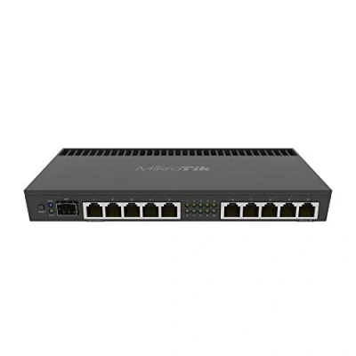 Afbeelding van Mikrotik RB4011IGS+RM bedrade router Gigabit Ethernet Zwart