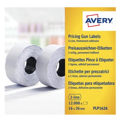 Image de Avery PLP1626 Étiquettes de prix 12000 étiquette(s)