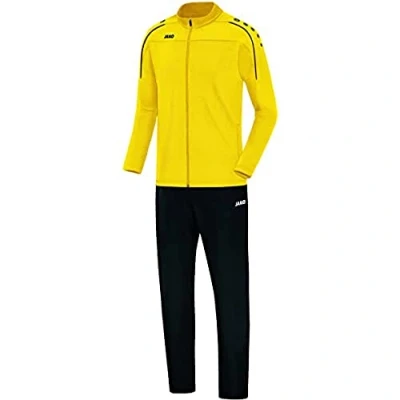 Afbeelding van JAKO Classico trainingspak voor kinderen, midnight blue/citro 164 M9550, Citro