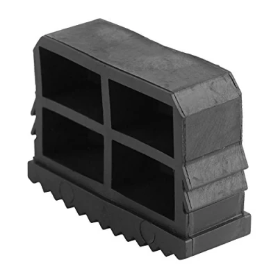 Afbeelding van 2 stuks universele rubberen ladderpoten, antislip voetjes, laddervoetjes, ladderaccessoires, voetjes voor veiligheidsvoeten