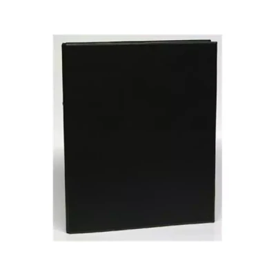 Afbeelding van ringmap voor ft A4, 2 ringen van 25 mm, uit PVC, zwart