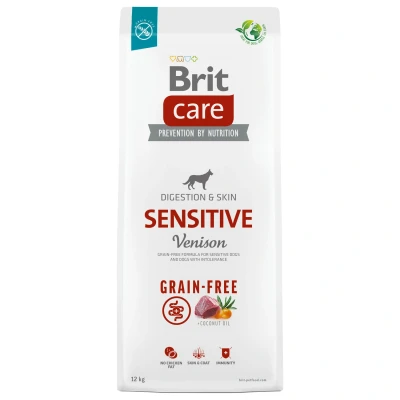 Afbeelding van Brit Care Dog Grain Free Sensitive Hert Hondenvoer 12 kg