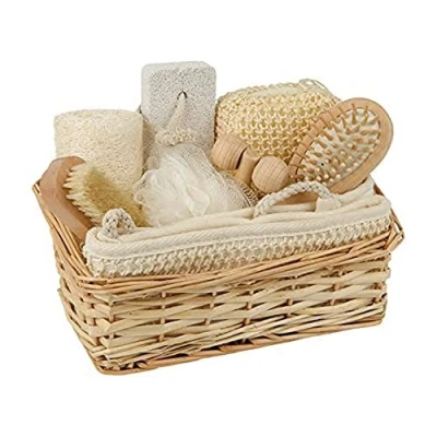 Afbeelding van Croll &amp; Denecke Rietenmand geschenkset 8 delig 40103