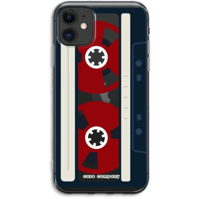 Afbeelding van Case Company® hoesje geschikt voor iPhone 11 Here&#039;s your tape Soft Cover Telefoonhoesje Bescherming aan alle Kanten en Schermrand