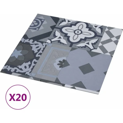 Afbeelding van Vloerplanken 20 st zelfklevend 1,86 m² PVC gekleurd patroon