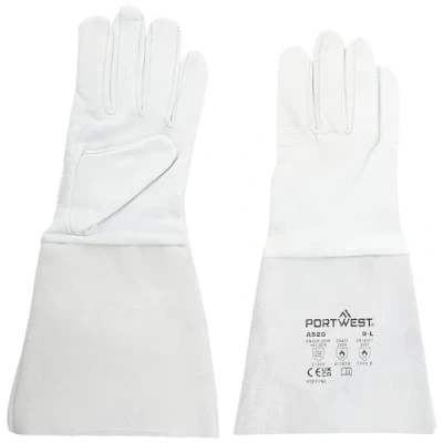 Afbeelding van Portwest Premium Handschoen voor TIG Lassen Grijs L