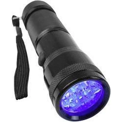 Afbeelding van Berger &amp; Schröter UV 395 400 nm Zaklamp werkt op batterijen LED Met handlus 95 g