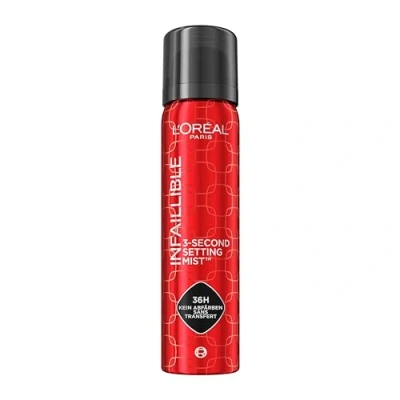Image de L’Oréal Paris Spray Fixateur de Maquillage Infaillible Résistant à l&#039;Eau Tenue Jusqu&#039;à 36h 75 ml