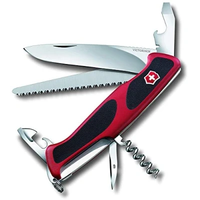Afbeelding van Victorinox RangerGrip 55 0.9563.C Zwitsers zakmes Aantal functies 12 Rood, Zwart