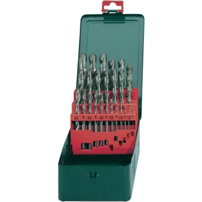 Afbeelding van Metabo 627154000 HSS Metaal spiraalboorset 25 delig Geslepen DIN 338 Cilinderschacht 1 set(s)