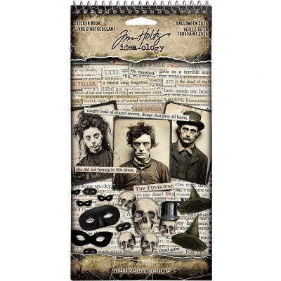 Afbeelding van Idea ology Tim Holtz Halloween Sticker Book (TH94402)