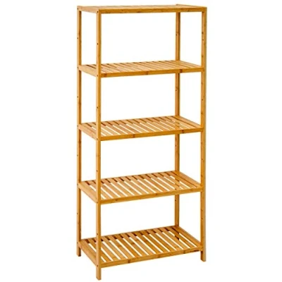 Afbeelding van Bamboe plank 130x60cm Opbergrek Boekplank Keukenplank Badkamerplank Woonkamerplank Hout