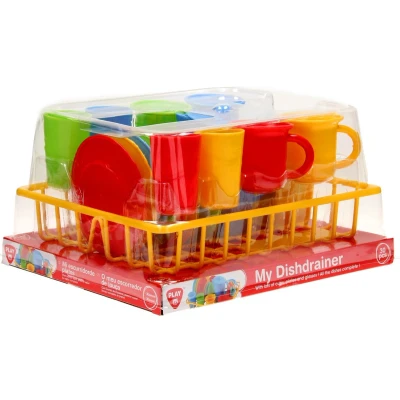 Afbeelding van Playgo Serviesset 30 delig Speelgoedservies Multicolor