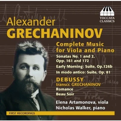 Afbeelding van Elena Artamonova &amp; Nicolas Walker Alexander Grechaninov: Complete Music For viola and piano (CD)