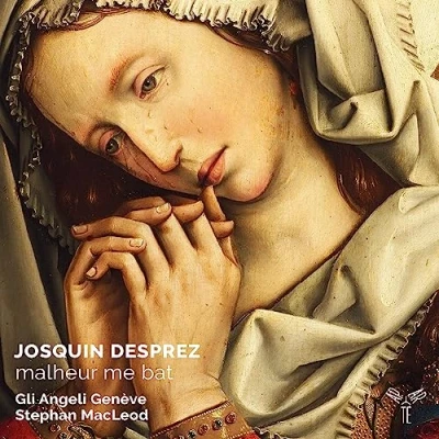 Afbeelding van Gli Angeli Genève, Stephan MacLeod Josquin Desprez Malheur Me Bat (CD)