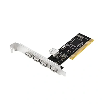 Afbeelding van LogiLink 4+1 port USB 2.0 PCI Card interfacekaart/ adapter