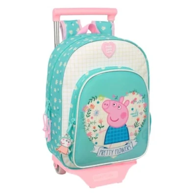 Image de SAFTA Sac à dos polypropylène, acier peint, PVC Peppa Pig &quot;Pretty Flowers&quot;