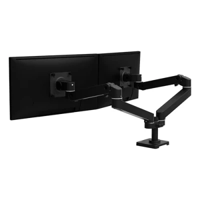 Afbeelding van Ergotron LX PRO ARM DUAL SIDE BY SIDEblack (Tabel, 27&quot;), Monitorsteun, Zwart