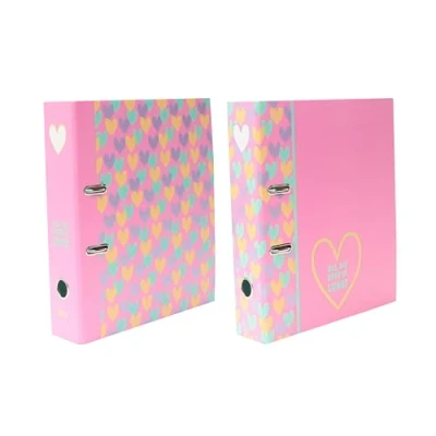 Afbeelding van Kangaro ordner B&#039;LOG HEARTS formaat A4 2 rings stuks AN 124095 A