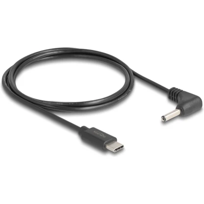 Afbeelding van Delock USB Type C voedingskabel naar DC 3,5 x 1,35 mm plug gew (1.50 m), Stroomkabel