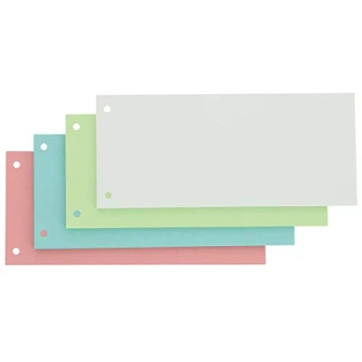 Afbeelding van Scheidingsstrook Oxford smal 240x105mm 190gr assorti
