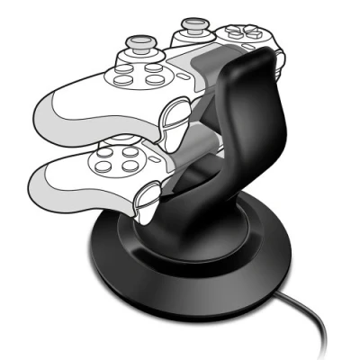 Afbeelding van Speedlink TWINDOCK Dubbel Oplaadstation Zwart PS4