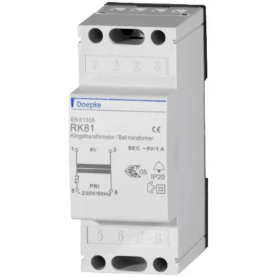 Afbeelding van Doepke 09980085 Beltransformator 4 V, 8 12 V 3 A