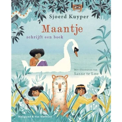 Image de Maantje schrijft een boek