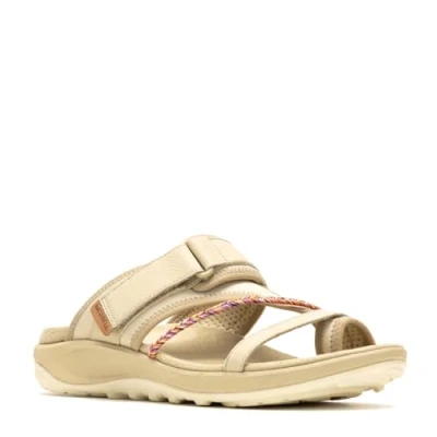 Afbeelding van Merrell J006756 TERRAN 4 Dames slippers Kleur: Wit/beige Maat: 40