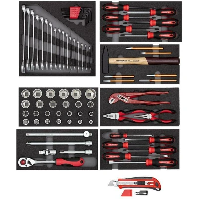 Image de GEDORE RED R21010000 Jeu d&#039;outils 8x modules CT + cutter 81 pièces 3301655