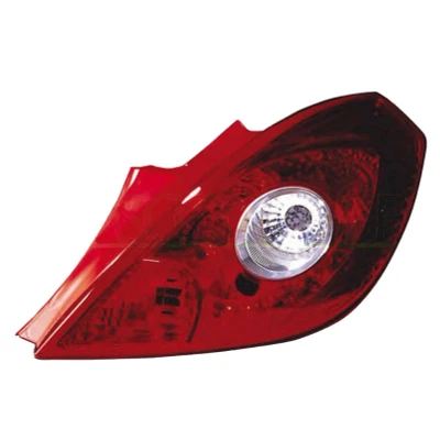 Afbeelding van PRASCO OP0344153 Achterlicht rechts wit/rood Zonder lamphouder OPEL: Corsa D Hatchback