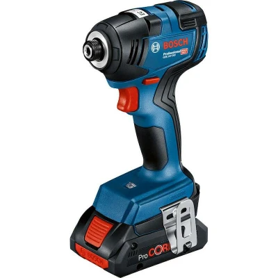 Afbeelding van Bosch Professional GDR 18V 200 06019J2107 Accu draaislagmoeraanzetter 18 V Li ion Incl. 2 accus, lader, Brushless