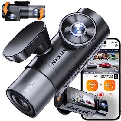 Afbeelding van Vantrue N5 2K QuadHD 4CH Wifi GPS 360 graden dashcam voor auto