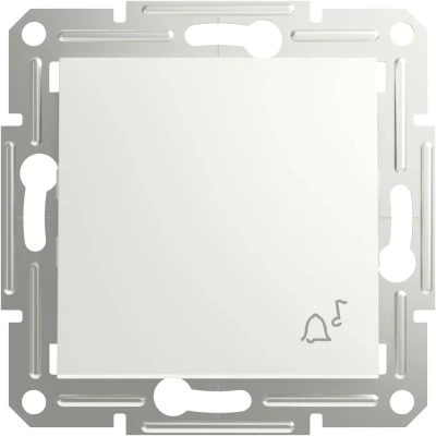 Afbeelding van Schneider Electric Knop met belsymbool Asfora Wit (RAL 9003) EPH0870121D