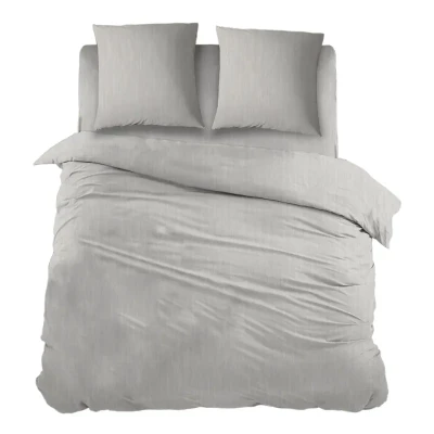 Afbeelding van Snoozing Brigitte Dekbedovertrek Tweepersoons 200x200/220 cm + 2 kussenslopen 60x70 Light grey
