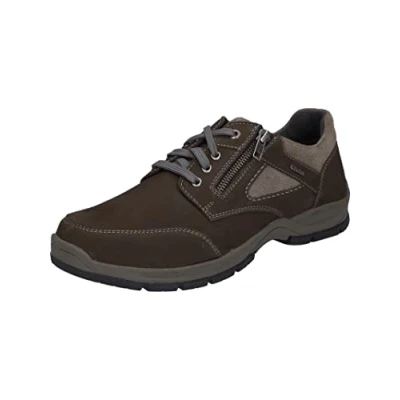 Afbeelding van Josef Seibel Sportieve veterschoenen Anthracite combi, Heren, Maat: 42, combi Leer