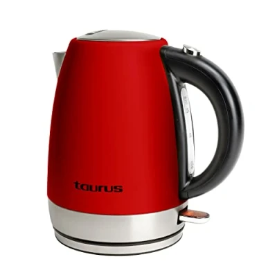 Image de Bouilloire sans fil 1.7l 2200w rouge Taurus 958527000