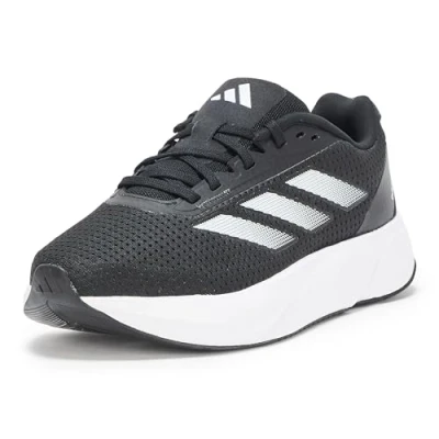Afbeelding van adidas Duramo SL Sneakers voor kinderen, uniseks, wit en roze, 38 EU, Zwart wit, carbon