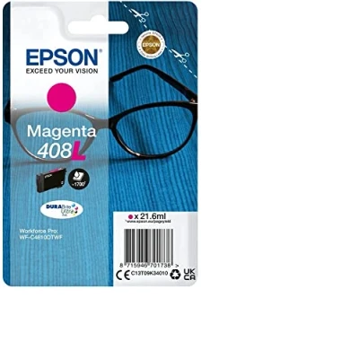 Afbeelding van Epson 408L (C13T09K34010) Inktcartridge Magenta Hoge capaciteit