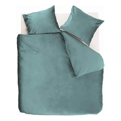 Afbeelding van At Home by BeddingHouse Tender dekbedovertrek Lits Jumeaux 240x200/220 Blauw Groen