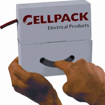 Afbeelding van CellPack 144460 Krimpkous zonder lijm Grijs 25.40 mm 12.70 Krimpverhouding:2:1 4 m