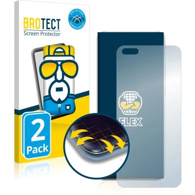 Afbeelding van BROTECT Screenprotector voor Huawei P40 Pro Plus Folie Beschermfolie transparant volledig dekking (2 Stuks)