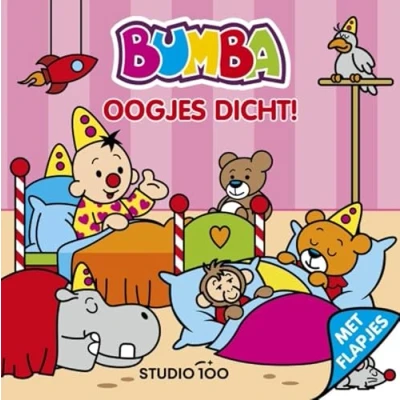 Afbeelding van Bumba : kartonboek met flapjes Oogjes dicht