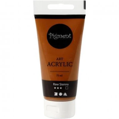 Afbeelding van Acrylverf Raw Sienna Dekkend Pigment Art 75 ml