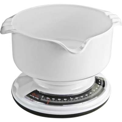 Afbeelding van Tomado Metaltex Skala Mechanische Keukenweegschaal tot 3 kg afneembare schaal