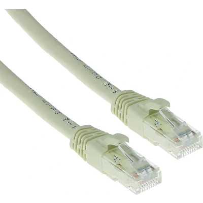 Afbeelding van ACT IB3215 U/UTP CAT6A Patchkabel Snagless RJ45 Connectoren Ivoor 15 meter