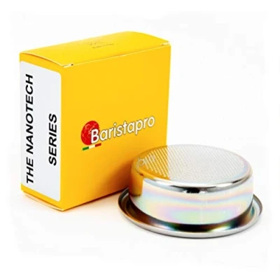 Afbeelding van IMS Baristapro Nanotech Precision Ridgeless Dubbele Portafilter Mand 18 gram